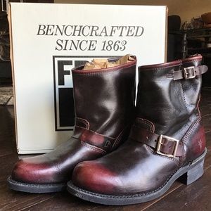 GORGEOUS Burgundy FRYE “Engineer 8R” boots, NWT